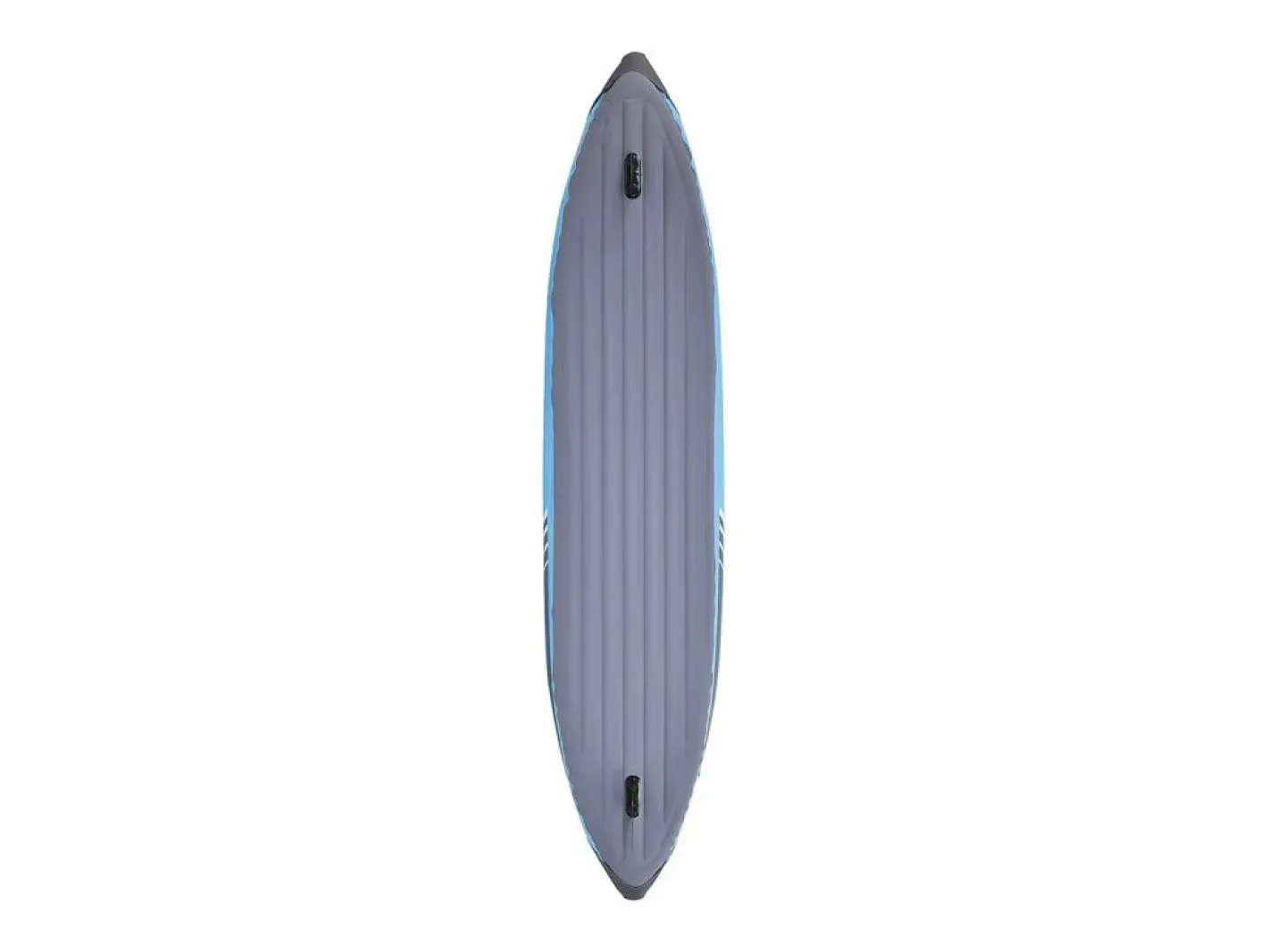 ZRAY Deportes Náuticos|Kayak hinchable Roatan 2 plazas 100% PVC Bomba de pie + 2 remos - Max 160kg -376x77cm (148 "x30") -