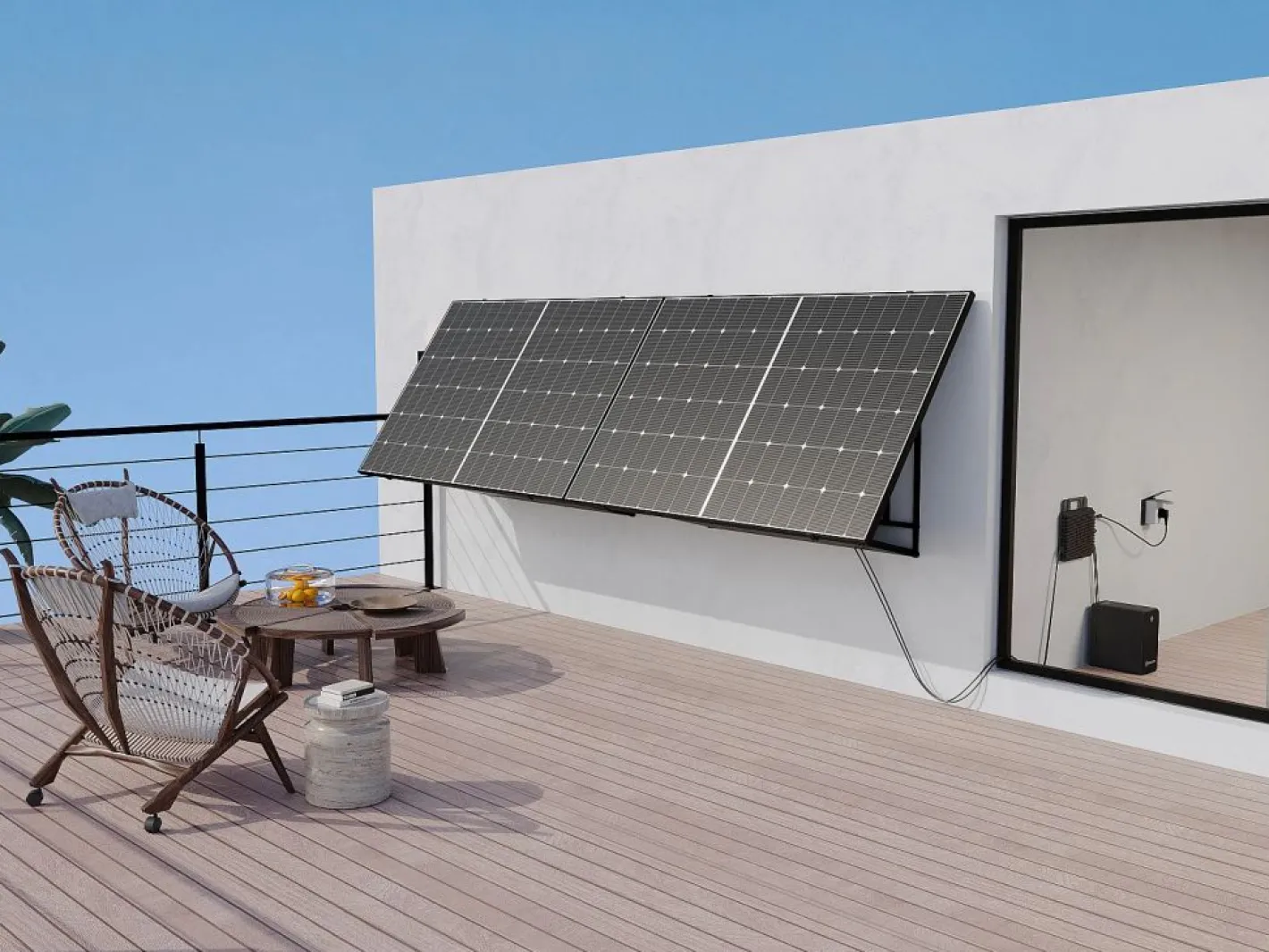 Kit 2 paneles solares Plug and Play + batería de almacenamiento - 850 W - LONGi - LUMINOSER^SOLARGEO Clearance
