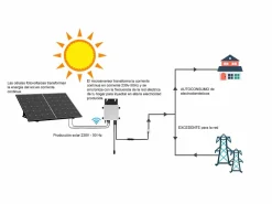 SOLARGEO Kit 2 paneles solares Plug & Play - 850W - LONGi - LUMINOSER Negro / Plateado Clearance
