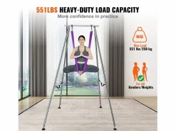 Kit de Columpio de Yoga SucceBuy, con Soporte y Hamaca Aérea, Capacidad de 250 kg, Armazón de Yoga^ Best