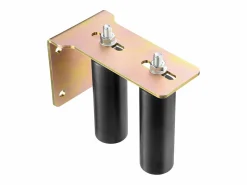 Kit de Portón Deslizante, SucceBuy Kit de Portón Deslizante, Herraje Rodante de 15,24 cm con Soporte en L, Ajustable Negro Sale