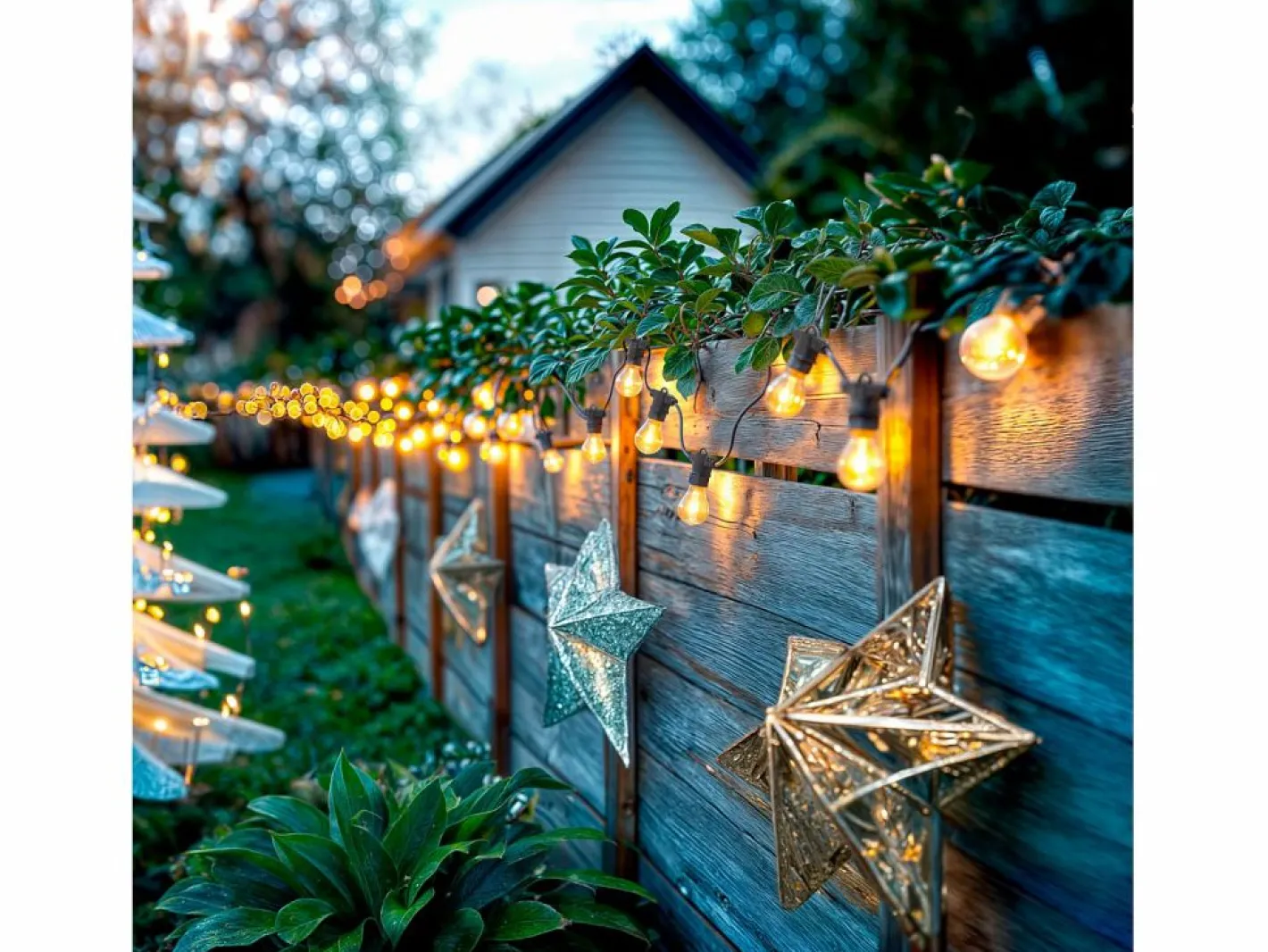 Kit Guirnalda Luces Exterior 10m + 10 Bombillas Filamento LED E27 24V^Ledkia
