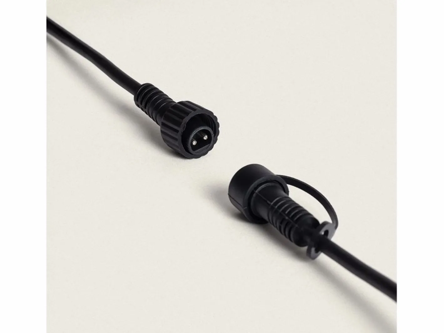 Kit Guirnalda Luces Exterior 10m + 10 Bombillas Filamento LED E27 24V^Ledkia