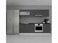 VCM Kitchenette Esilo Blanco / Antracita AL. 145 x AN. 240 x. P. 60 cm Multicolor New