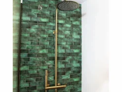 Essebagno Kiwo columna de ducha mecánica dorada Dorado New