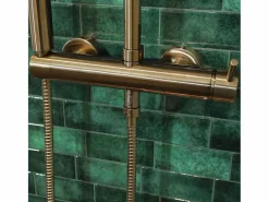 Essebagno Kiwo columna de ducha mecánica dorada Dorado New