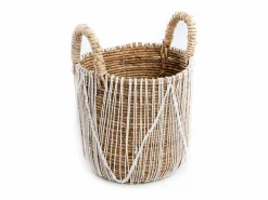 La Cesta De Macramé Con Costura Recta - M^Bazar Bizar Clearance