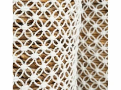 Bazar Bizar Cesta|La Cesta de Macramé con Costura Cruzada - S