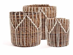 Bazar Bizar La Cesta Macra-Mazing - Natural Blanco - M Multicolor Discount