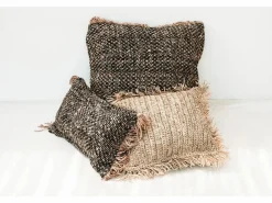 Bazar Bizar Ropa De Casa|La Funda de Cojín Oh My Gee - Negro Cobre - 60x60