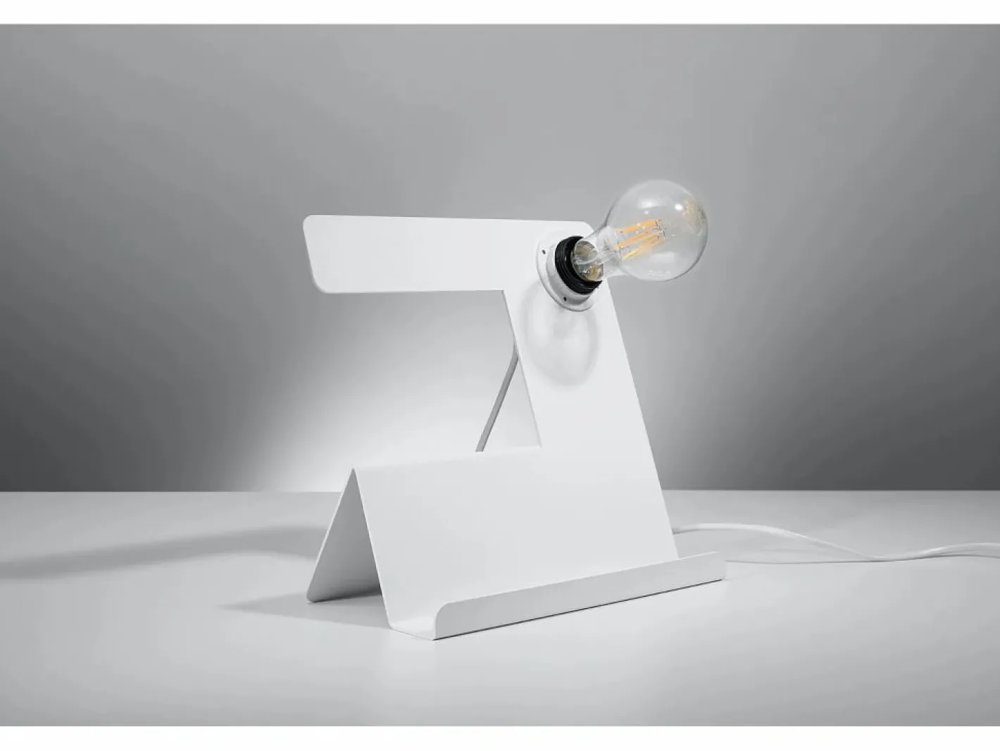 Sollux Lighting Lampada da tavolo bianca E27 Lámpara de sobremesa Blanca E27 Blanco Hot