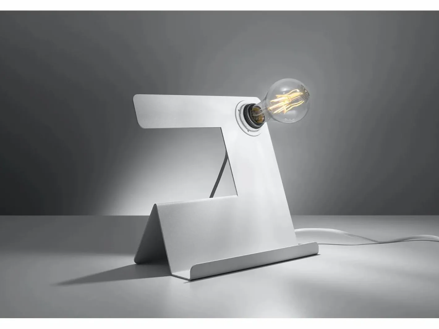Sollux Lighting Lampada da tavolo bianca E27 Lámpara de sobremesa Blanca E27 Blanco Hot