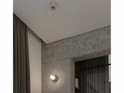Sollux Lighting Lámpara De Escritorio|Lampada da Tavolo Grigio E27 Lámpara de sobremesa E27
