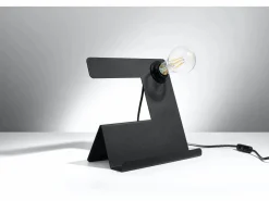 Sollux Lighting Lámpara De Escritorio|Lampada da Tavolo Nera E27 Lámpara de sobremesa Negra E27