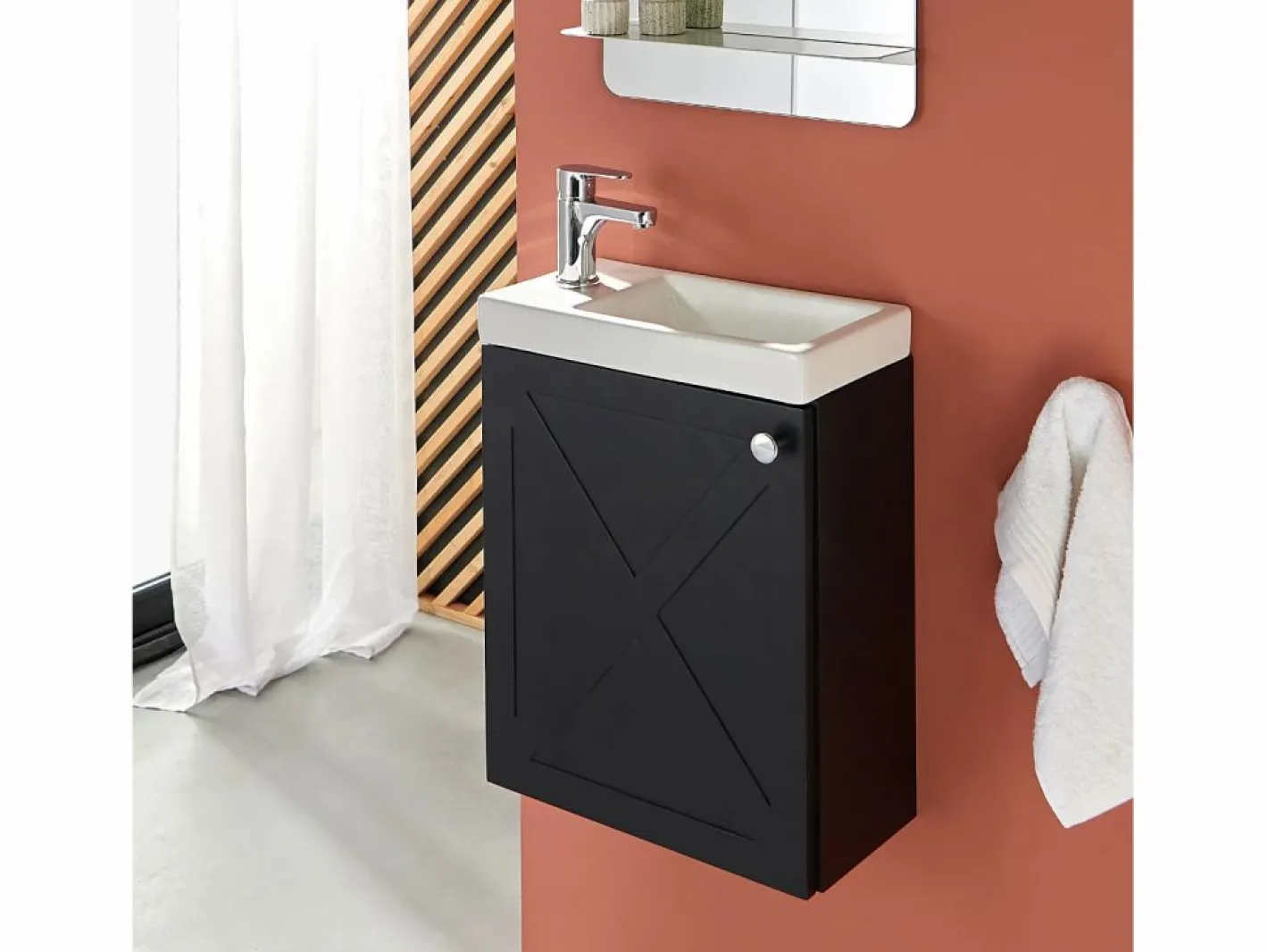 Lavabo AVA carbón Negro