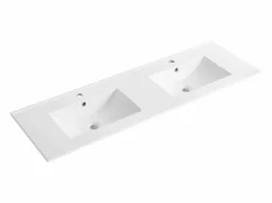 Shower & Design Lavabo|Lavabo rectangular de cerámica - 151 x 46,5 cm - MOTIAC