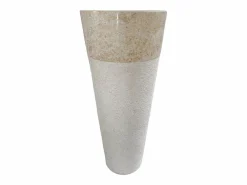 Lavabo con pedestal de mármol LANTA - Color - Barato^Shower & Design Discount