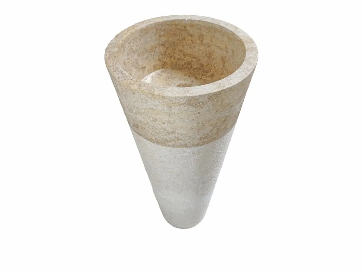 Lavabo con pedestal de mármol LANTA - Color - Barato^Shower & Design Discount