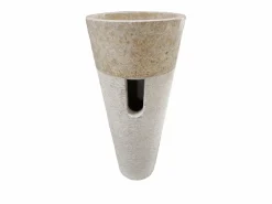 Lavabo con pedestal de mármol LANTA - Color - Barato^Shower & Design Discount