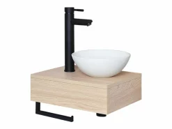 Mueble De Aseo|Lavabo de encimera grueso + lavabo + grifería SOHO