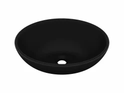 Lavabo|Lavabo de lujo ovalado cerámica mate 40x33 cm ES66559