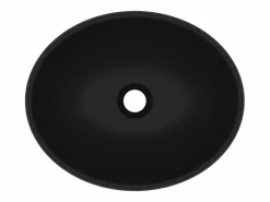 Lavabo|Lavabo de lujo ovalado cerámica mate 40x33 cm ES66559