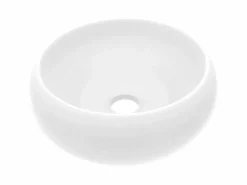 Lavabo de lujo redondo cerámica mate 40x15 cm ES66319^ Hot