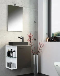 VCM Lavabo de muebles de baño Hausa Roble de miel AL. 122 x AN. 52 x P. 34 cm Multicolor