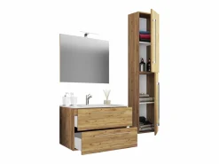 Lavabo de muebles de baño Badinos Sonoma Oak AL. 151 x AN. 113 x P. 46 cm^VCM Outlet