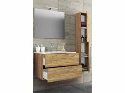 Lavabo de muebles de baño Badinos Sonoma Oak AL. 151 x AN. 113 x P. 46 cm^VCM Outlet