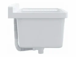 Lavabo de pared 50x35x24 cm resina Blanco New