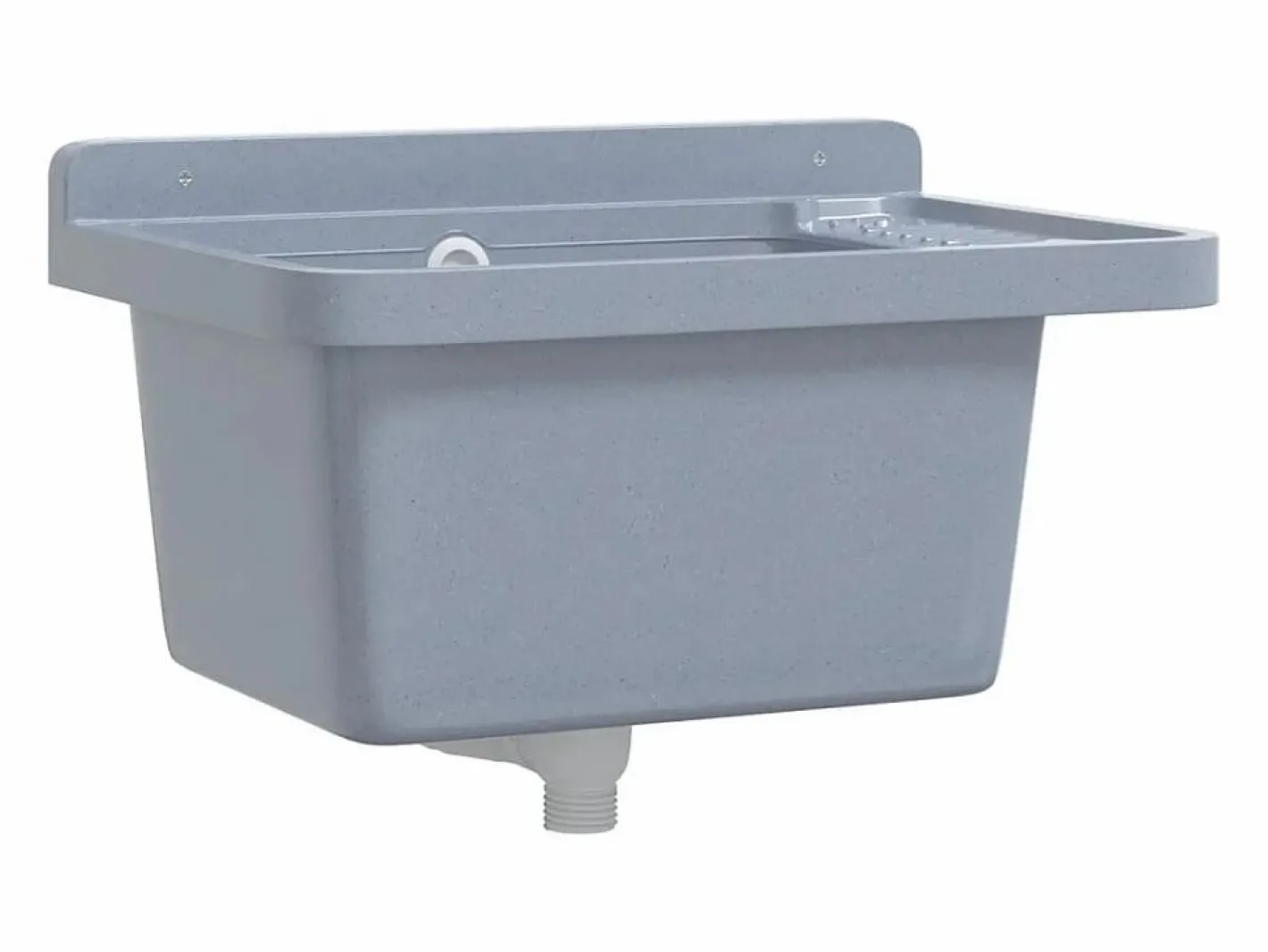 Fregadero|Lavabo de pared, , 50x35x24 cm, resina