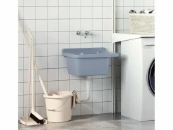 Fregadero|Lavabo de pared, , 50x35x24 cm, resina