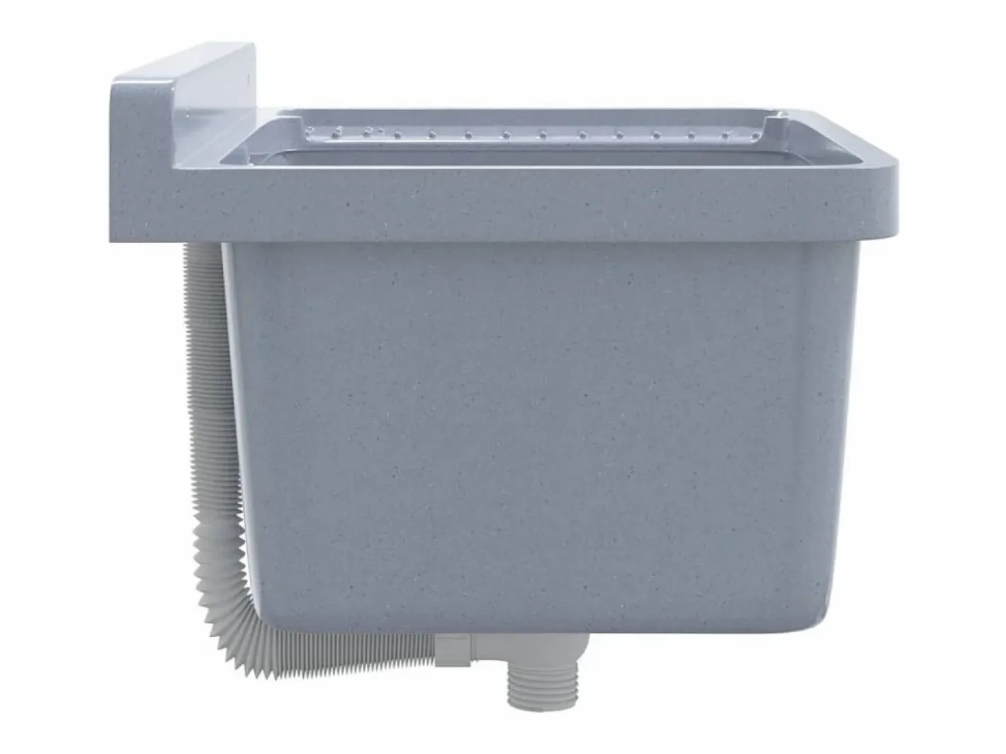 Fregadero|Lavabo de pared, , 50x35x24 cm, resina