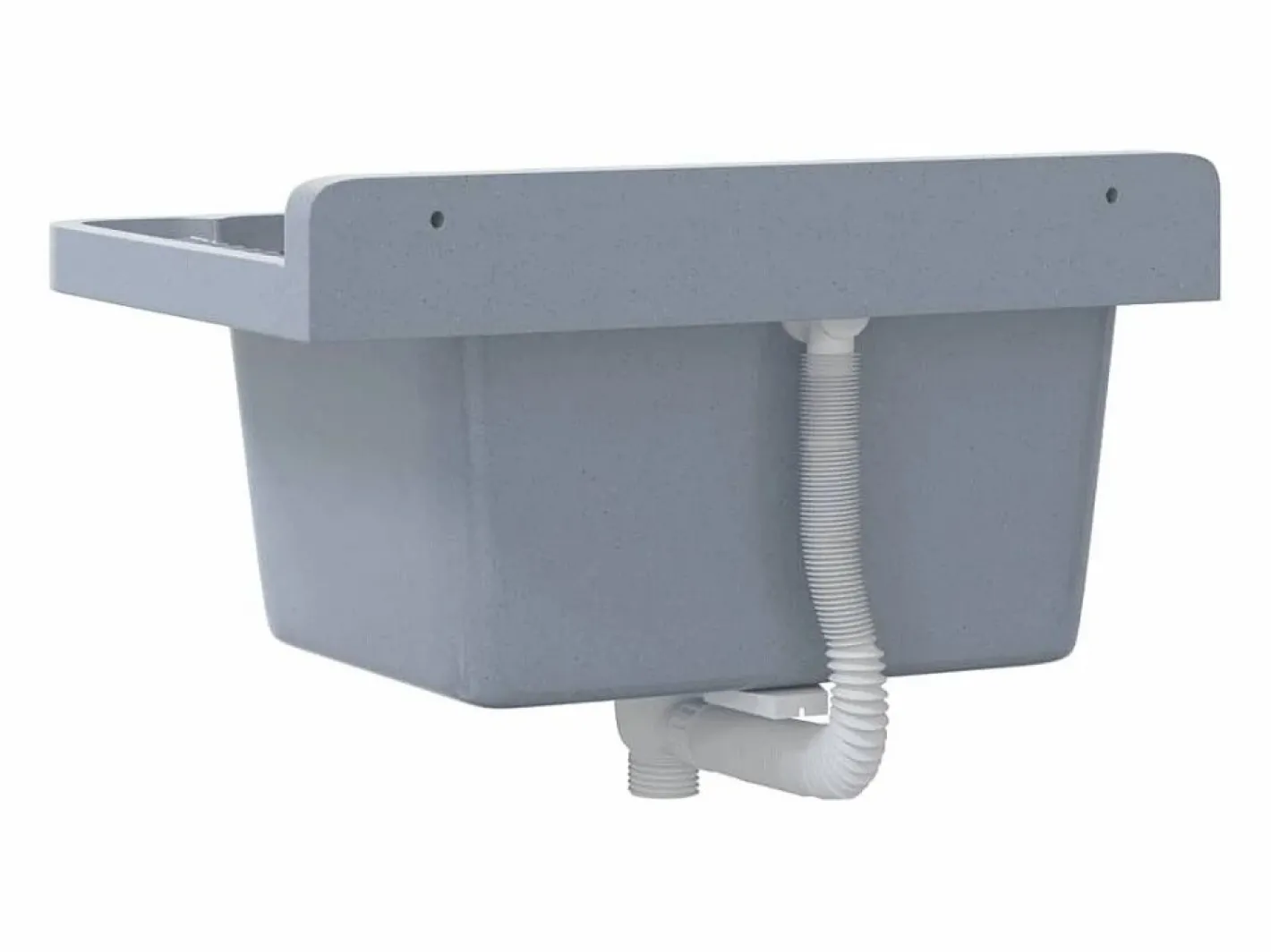 Fregadero|Lavabo de pared, , 50x35x24 cm, resina