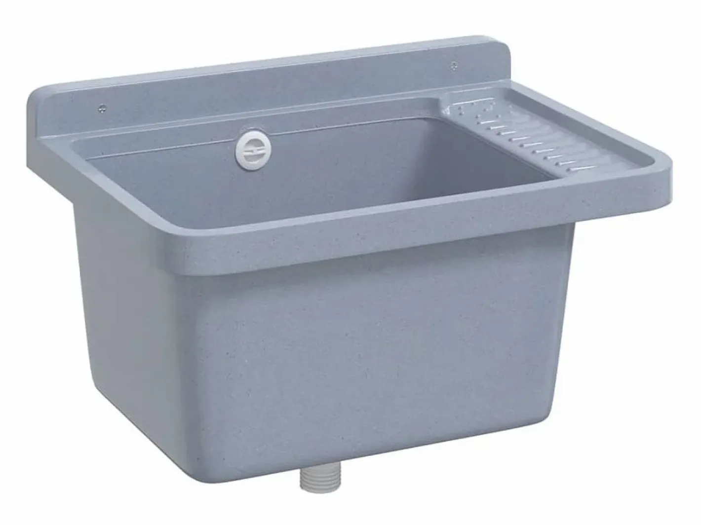 Fregadero|Lavabo de pared, , 50x35x24 cm, resina