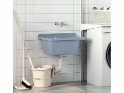 Fregadero|Lavabo de pared, , 60x40x28 cm, resina