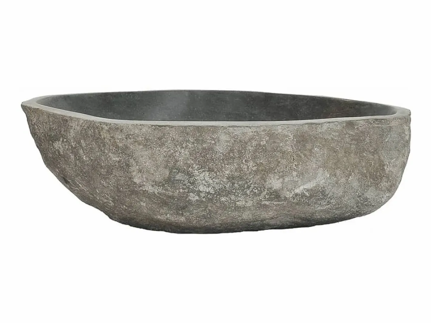 Lavabo de piedra de río ovalado 45-53 cm ES66599^ Clearance