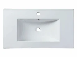 Shower & Design Lavabo|Lavabo empotrable de cerámica - L101 cm - MOTIAC