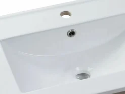 Shower & Design Lavabo|Lavabo empotrable de cerámica - L101 cm - MOTIAC