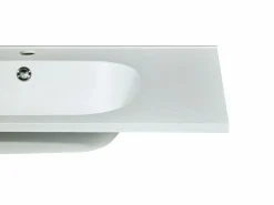 Lavabo encastrable de resina efecto piedra, , L80 x l46 cm, OKIWA^Shower & Design New