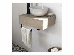 Lavabo grueso + lavabo + grifo + espejo SOHO^