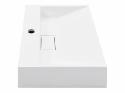Lavabo lavabo de mano lavabo sobre encimera lavabo de pared interior de baño cuarto de ducha cabina de inodoro hogar 50 x 38 cm fundición mineral 02_0002632^Helloshop26 Hot