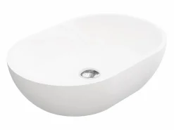 Lavabo ovalado de solid surface - - 58 cm - SENGLI^Shower & Design Hot