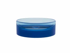 Shower & Design Lavabo redondo translúcido de resina - 40 cm - - SPAVO Azul Online