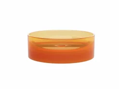 Lavabo redondo translúcido de resina - 40 cm - - SPAVO^Shower & Design Outlet
