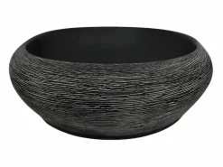Lavabo sobre encimera ovalado cerámica y negro 59x40x14 cm ES66235^ Sale