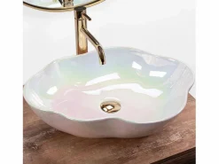 Lavabo Sobre Encimera Pearl Akoya Light Pink^Rea New