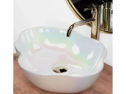 Lavabo Sobre Encimera Pearl Akoya Light Pink^Rea New
