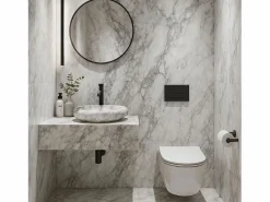 Rea Lavabo Sobre Encimera Roxy C Stone L. White Blanco Hot